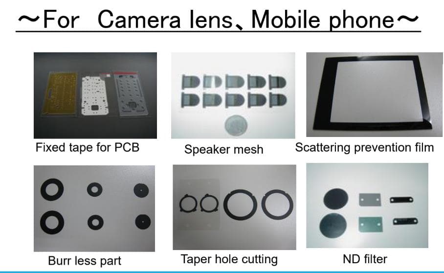 Precision parts for cameras and phones